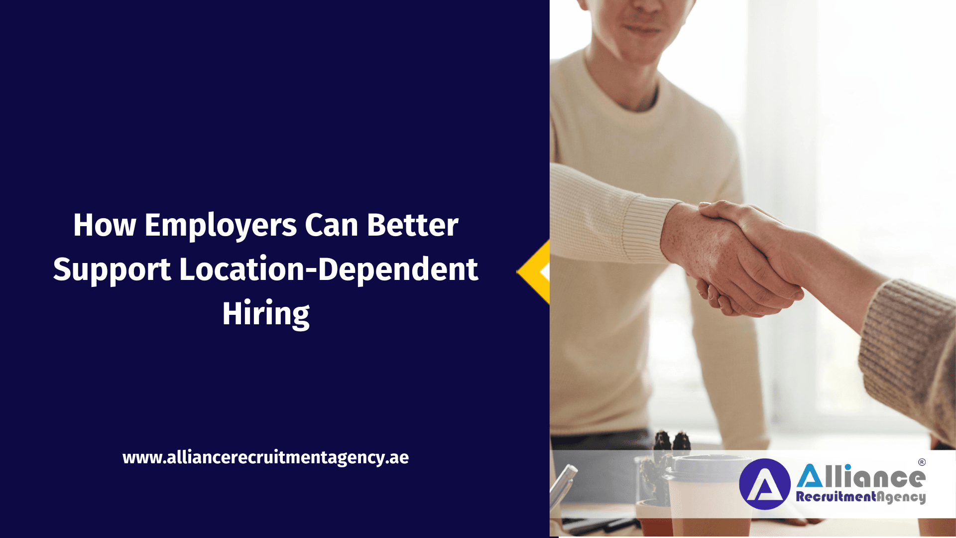 How Employers Can Better Support Location-Dependent Hiring Two people shaking hands