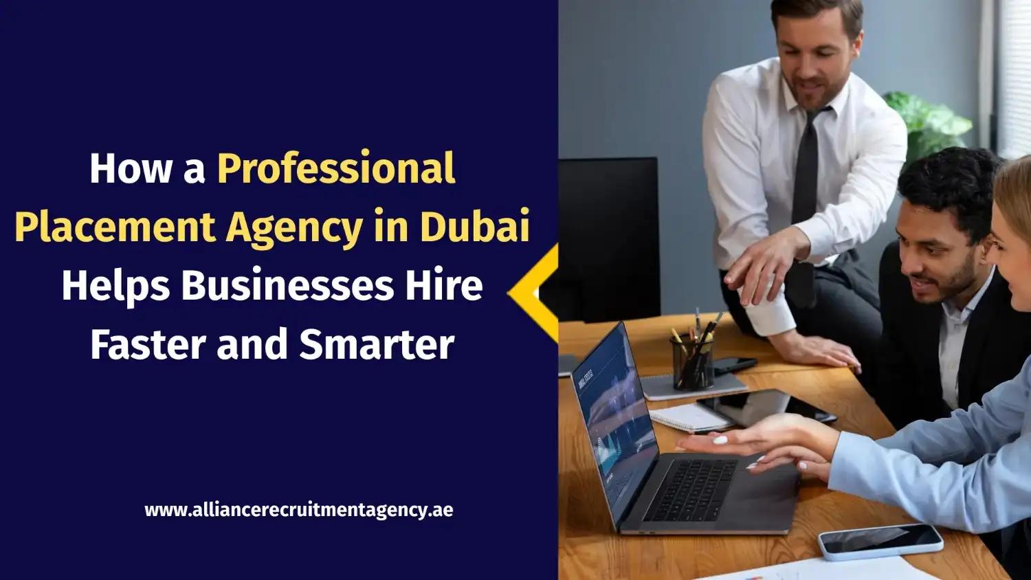 Professional placement agency in Dubai supporting fast and reliable hiring placement agency in dubai