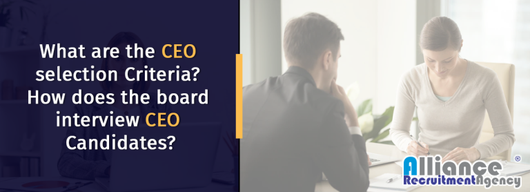 What Are The CEO Selection Criteria